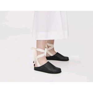 ALOHAS Oliver Black Mules Size EU 38 NIB $180